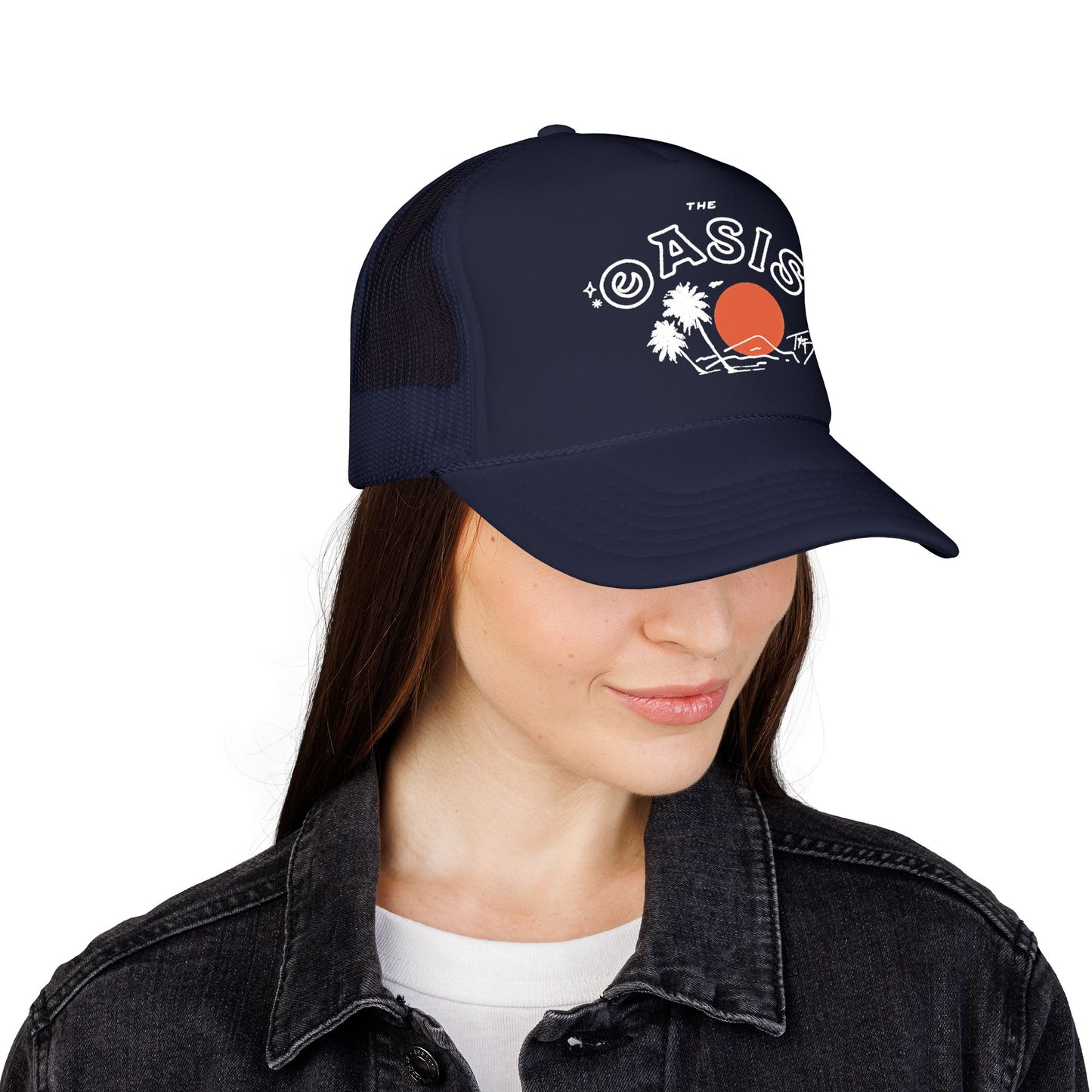 Oasis Sunset Trucker Hat